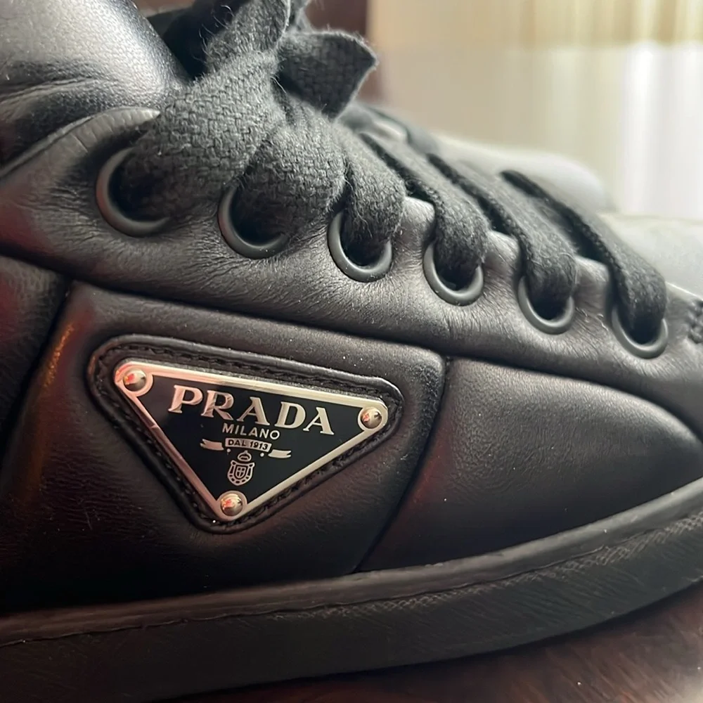 PRADA Nappa Soft leather sneakers - Picture 6 of 14